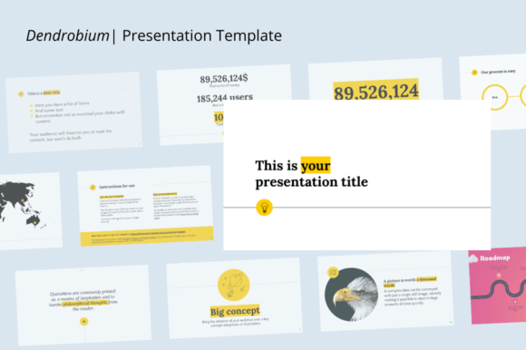 Dendrobium: A Creative Template for Modern Business and Education