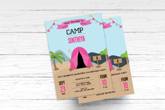 Designing the Perfect Camping Tent Party Invitation
