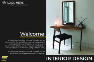 Elevate Your Brand: The Minimalist Power of an Interior Design Flyer