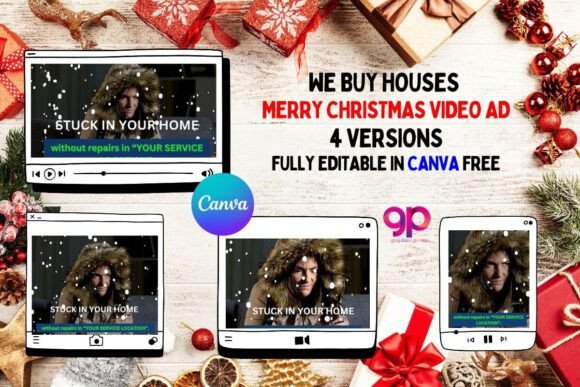 Elevate Your Holiday Marketing with 4 Festive Video Templates
