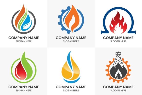 Gas and Oil Industry Sign Symbols Icon: A Design Toolkit for Powerful Branding