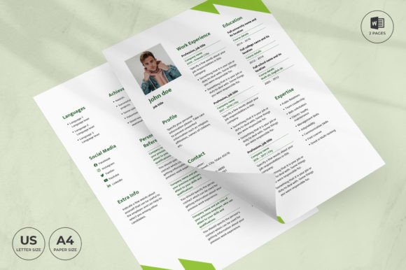Hostel Resume Template CV: Your Modern, Professional Design