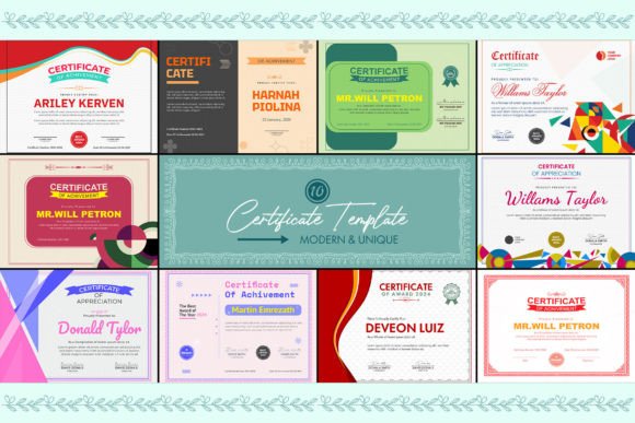 Mastering the Art of Recognition: The Certificate with Elegant Design