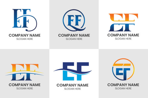 Mastering the Initial Letter EF Logo Set: A Modern Branding Asset