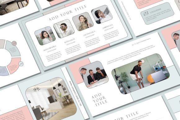 Modernize Your Slides with the Pastel Powerpoint Template