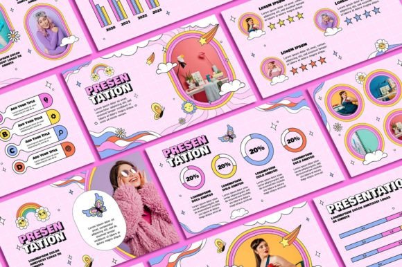 Revive the 90s: A Retro PowerPoint Template for Modern Impact
