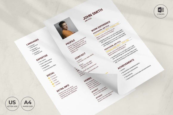 Stand Out with the Pub Resume Template CV