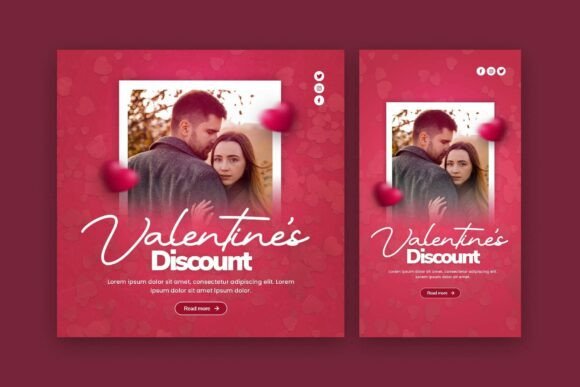 Valentine's Day Instagram Bundle: Your Romantic Branding Shortcut