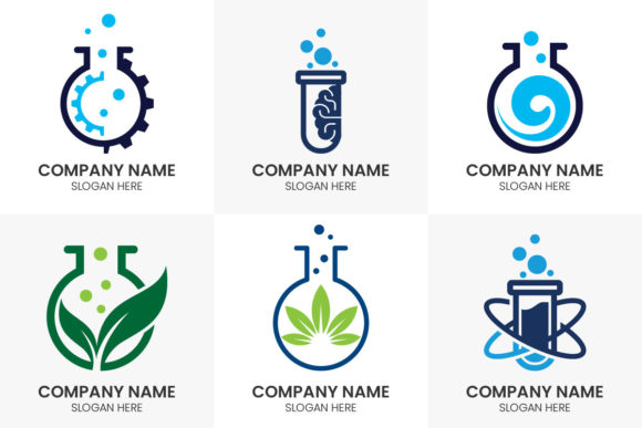Vector Lab Logo Design Set: Your Brand’s Visual Foundation