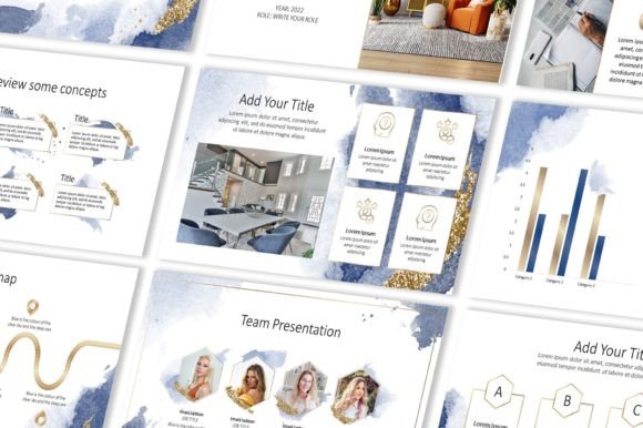 Watercolor Gold Powerpoint Template: A Guide for Modern Creators